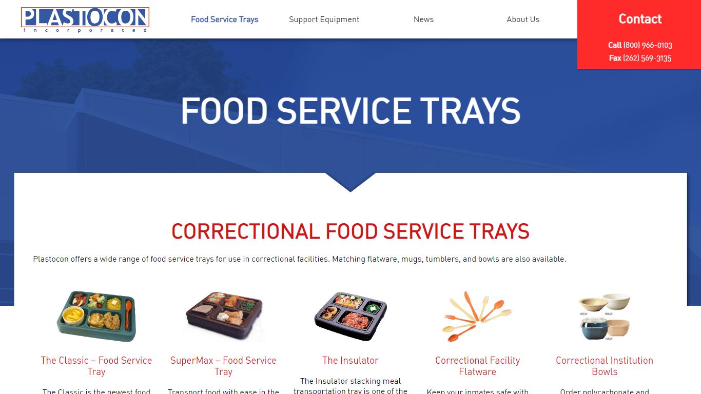Food Service Trays | The Classic | SuperMax - Plastocon Inc